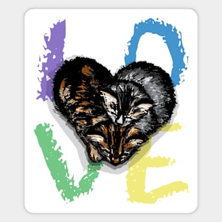 All You Need is Love. And Kitties. Magnet